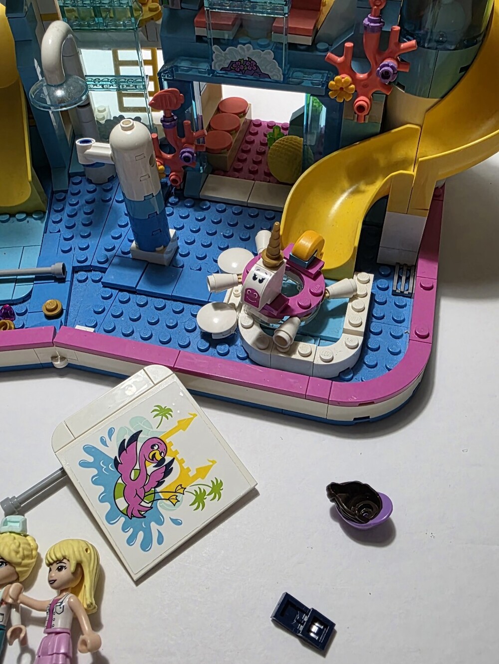 Lego 41430 FRIENDS Summer Fun Water Park Incomplete Missing Pieces Box & Instruc - Picture 6 of 14